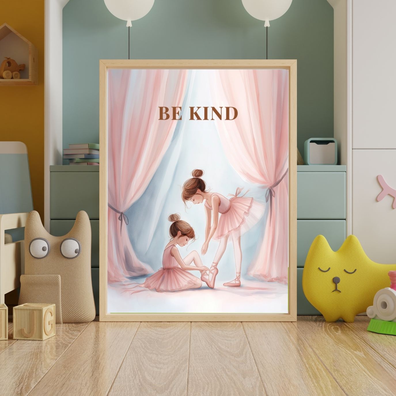 Be Kind | Ballet Affirmation Wall Art Print