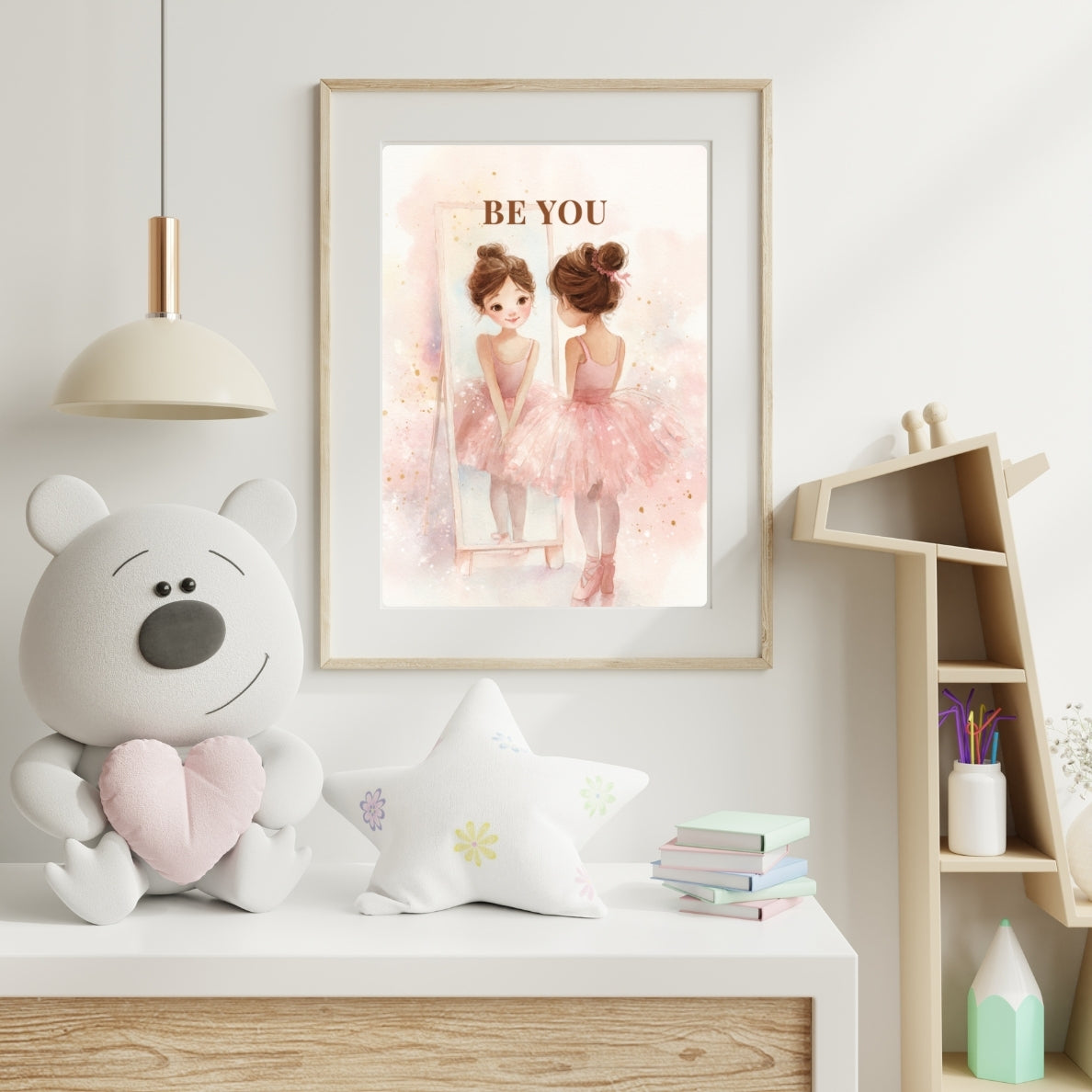 Be You | Ballet Affirmation Wall Art Print