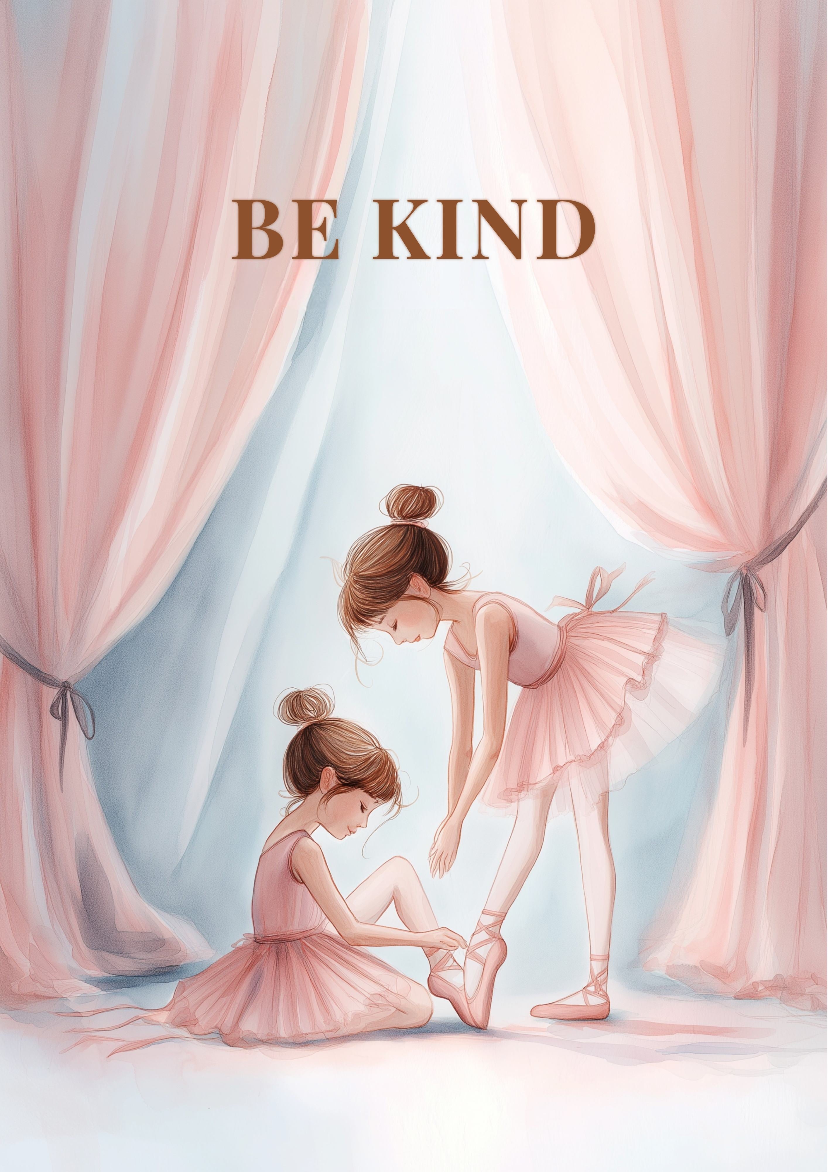 Ballet Affirmation Wall Art Set | Set of 6 Inspirational Dance Prints