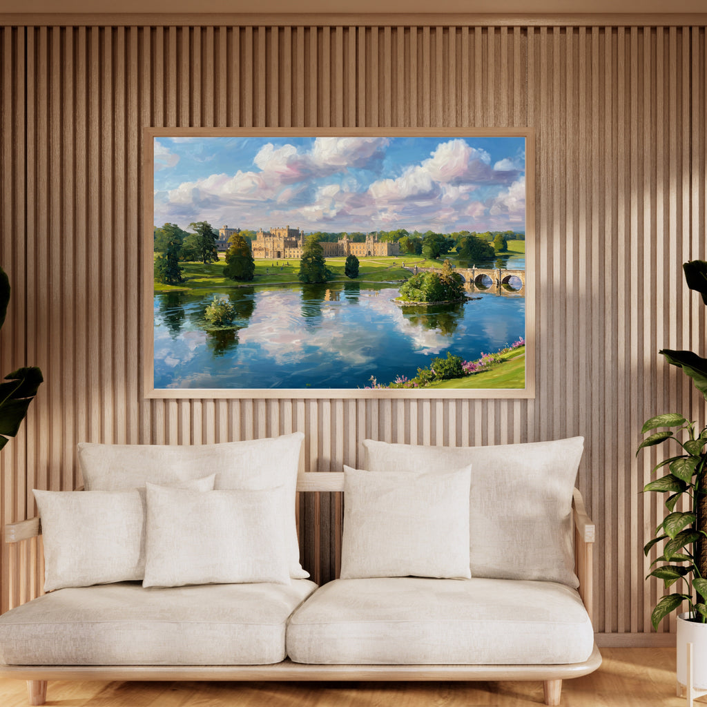 Blenheim Palace | Painterly Country House Wall Art Print