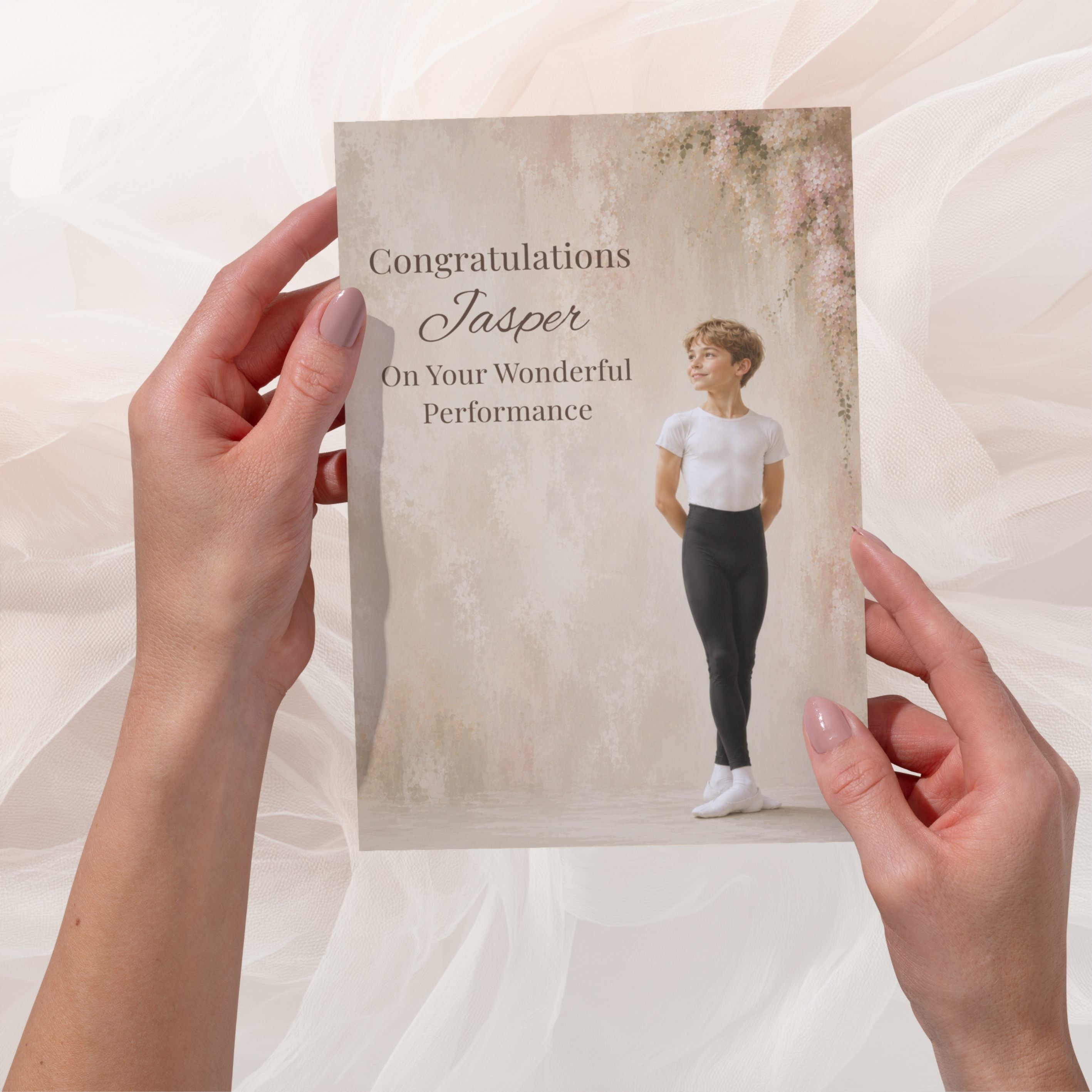 Personalised Dance Congratulations Card | Boy & Girl Performance Card