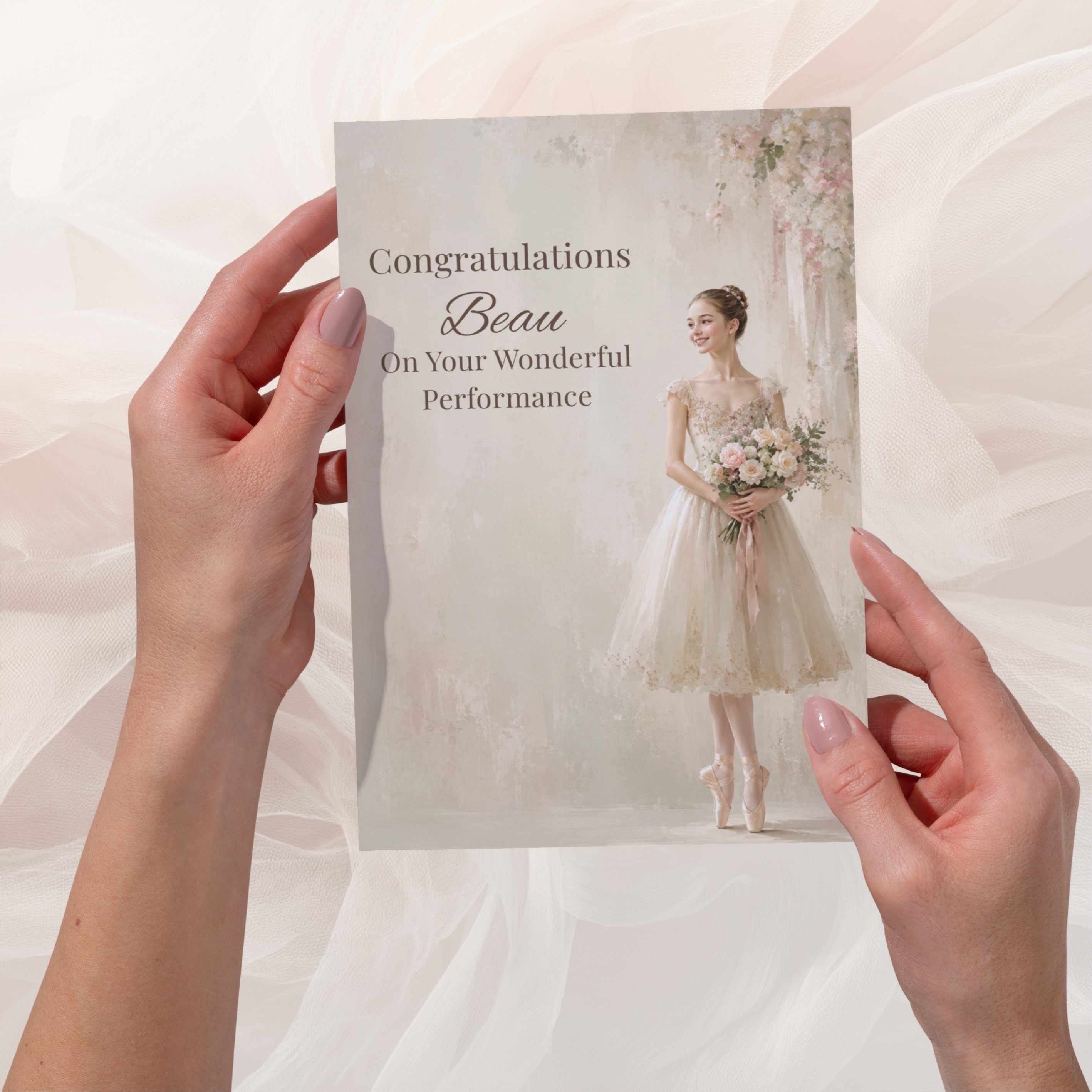 Personalised Dance Congratulations Card | Boy & Girl Performance Card