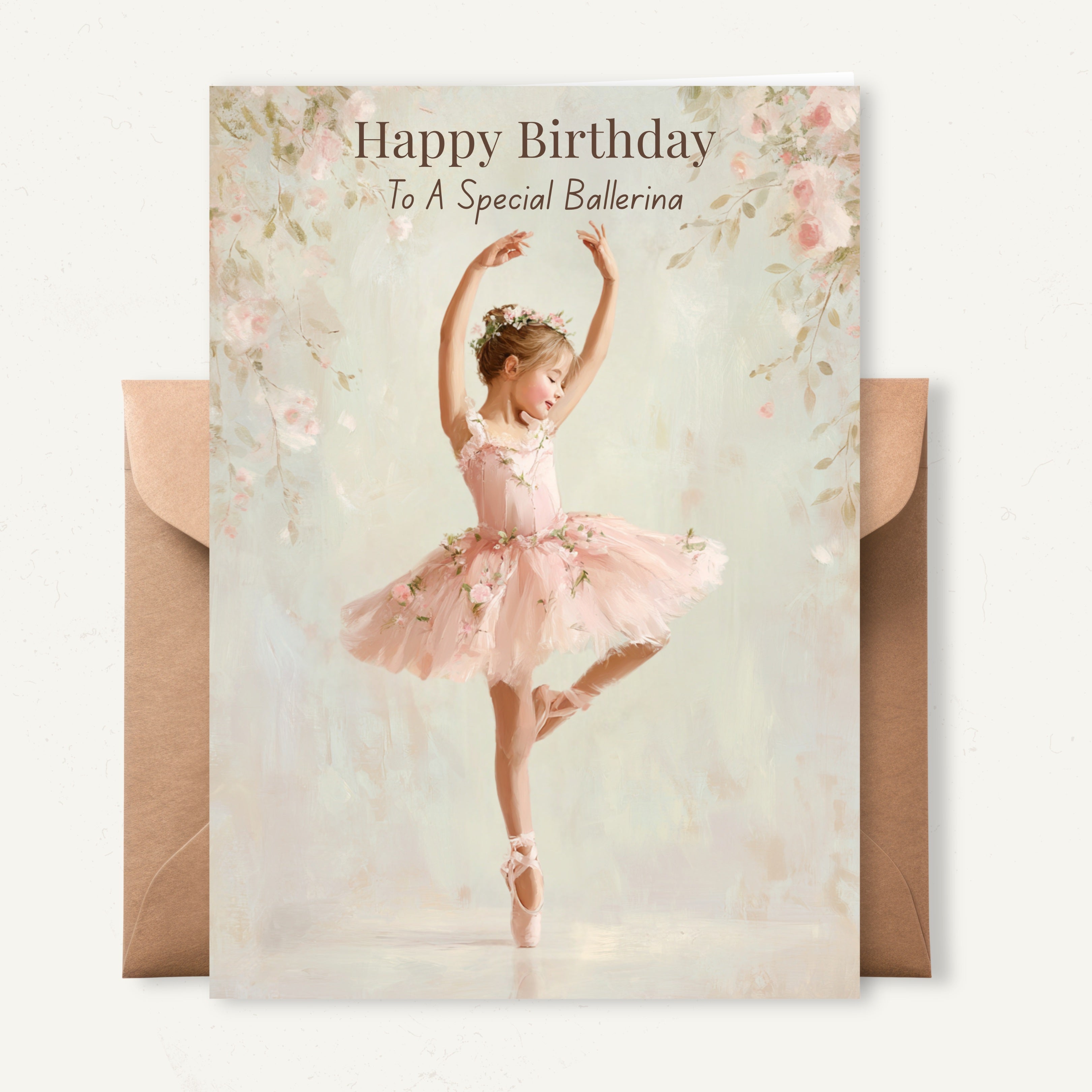 Happy Birthday To A Special Ballerina Card