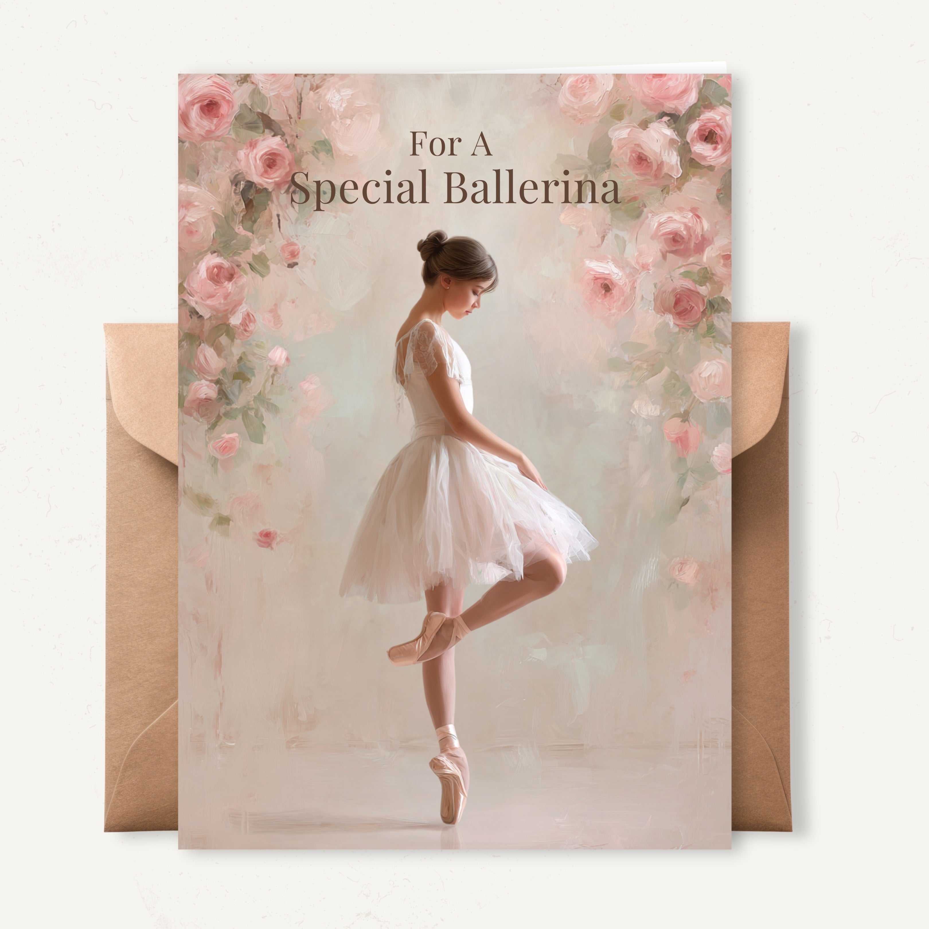 For A Special Ballerina Card