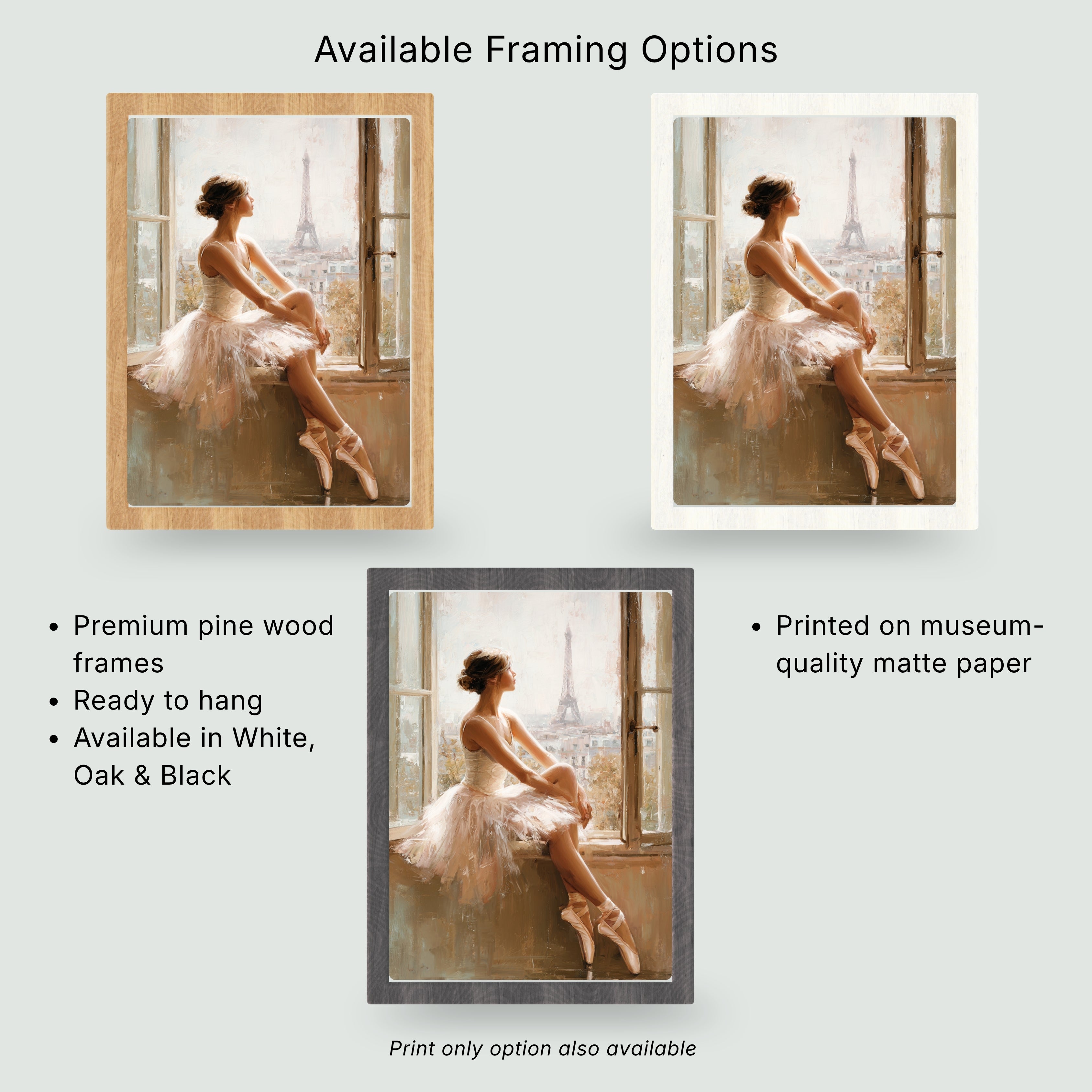 In Repose | Paris Ballet Wall Art Print