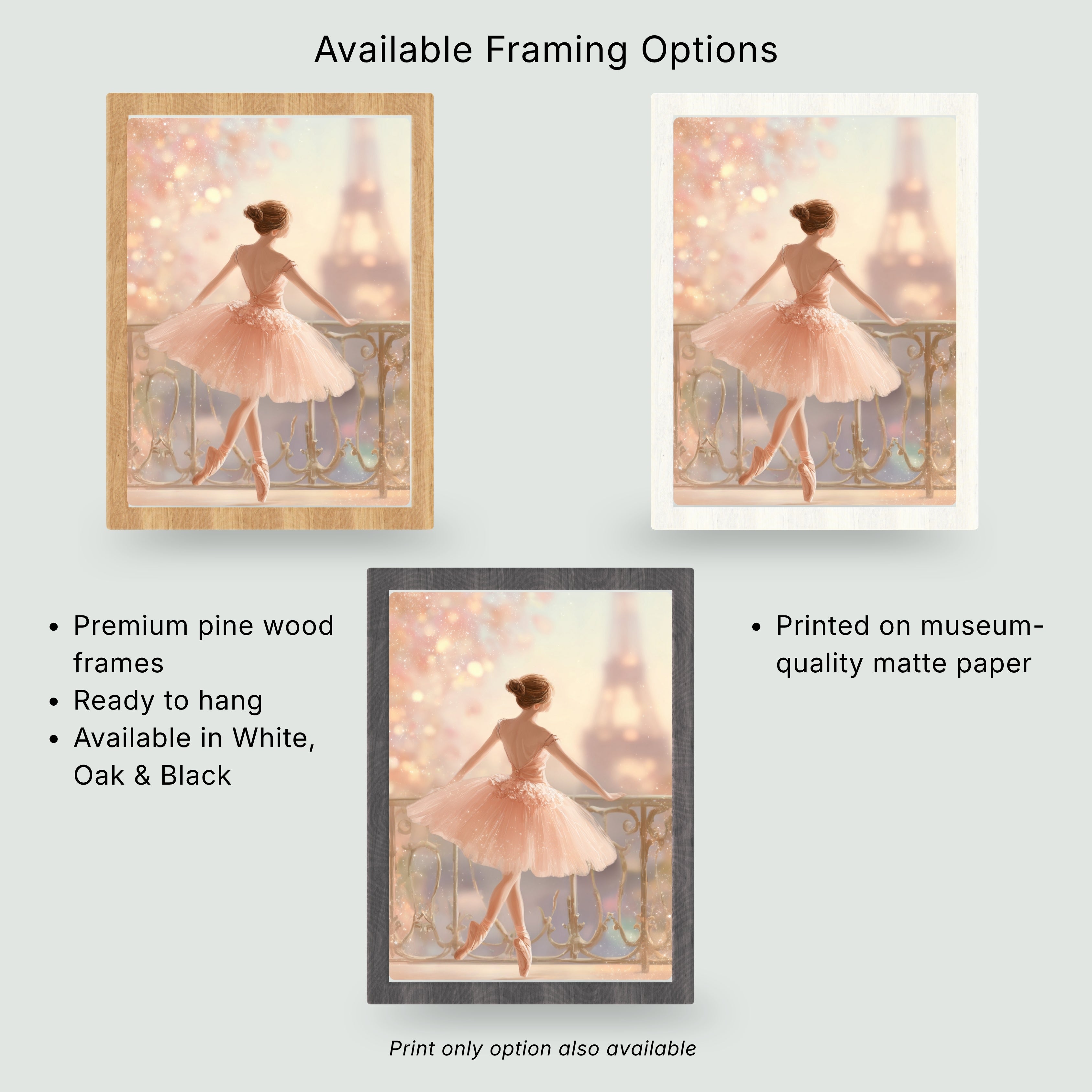 Attitude | Paris Ballet Wall Art Print