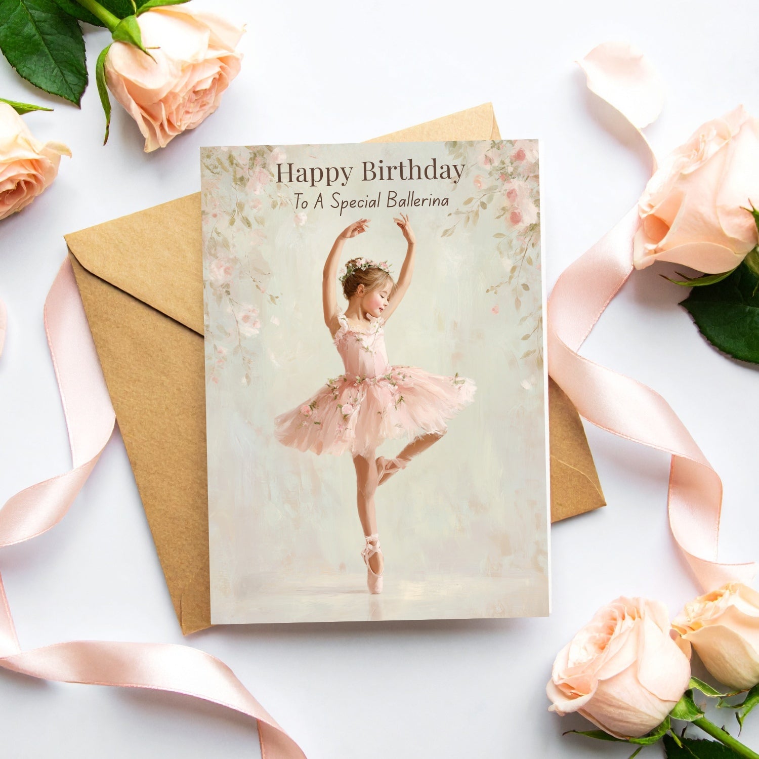 Happy Birthday To A Special Ballerina Card