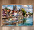 Henley-on-Thames | Painterly River & Rowing Wall Art Print