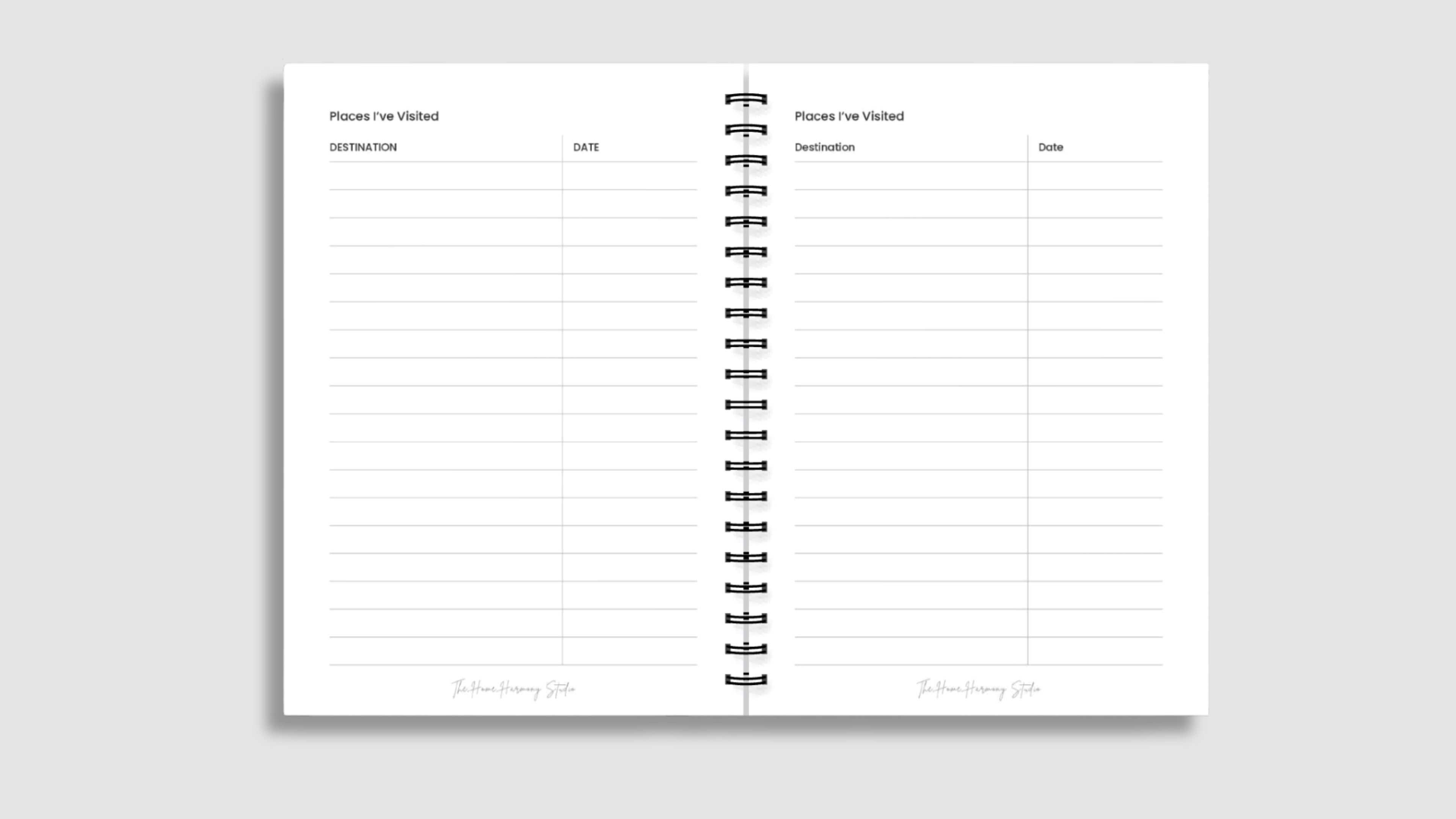 Travel Journal | Beautiful Destination Notebook | Lined Travel Diary | Oxford, Amalfi Coast, Cinque Terre, Matapouri & Liguria