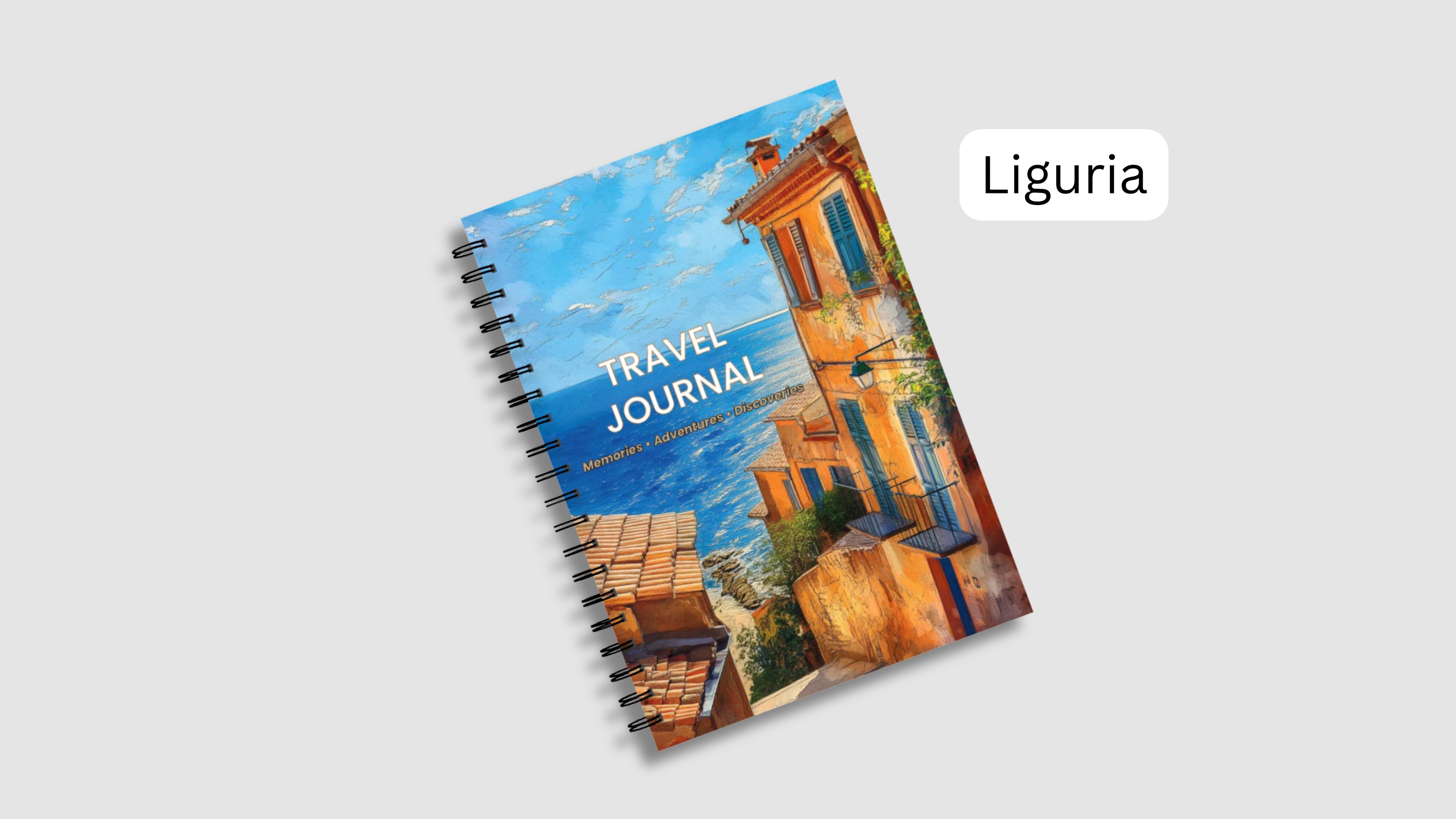Travel Journal | Beautiful Destination Notebook | Lined Travel Diary | Oxford, Amalfi Coast, Cinque Terre, Matapouri & Liguria