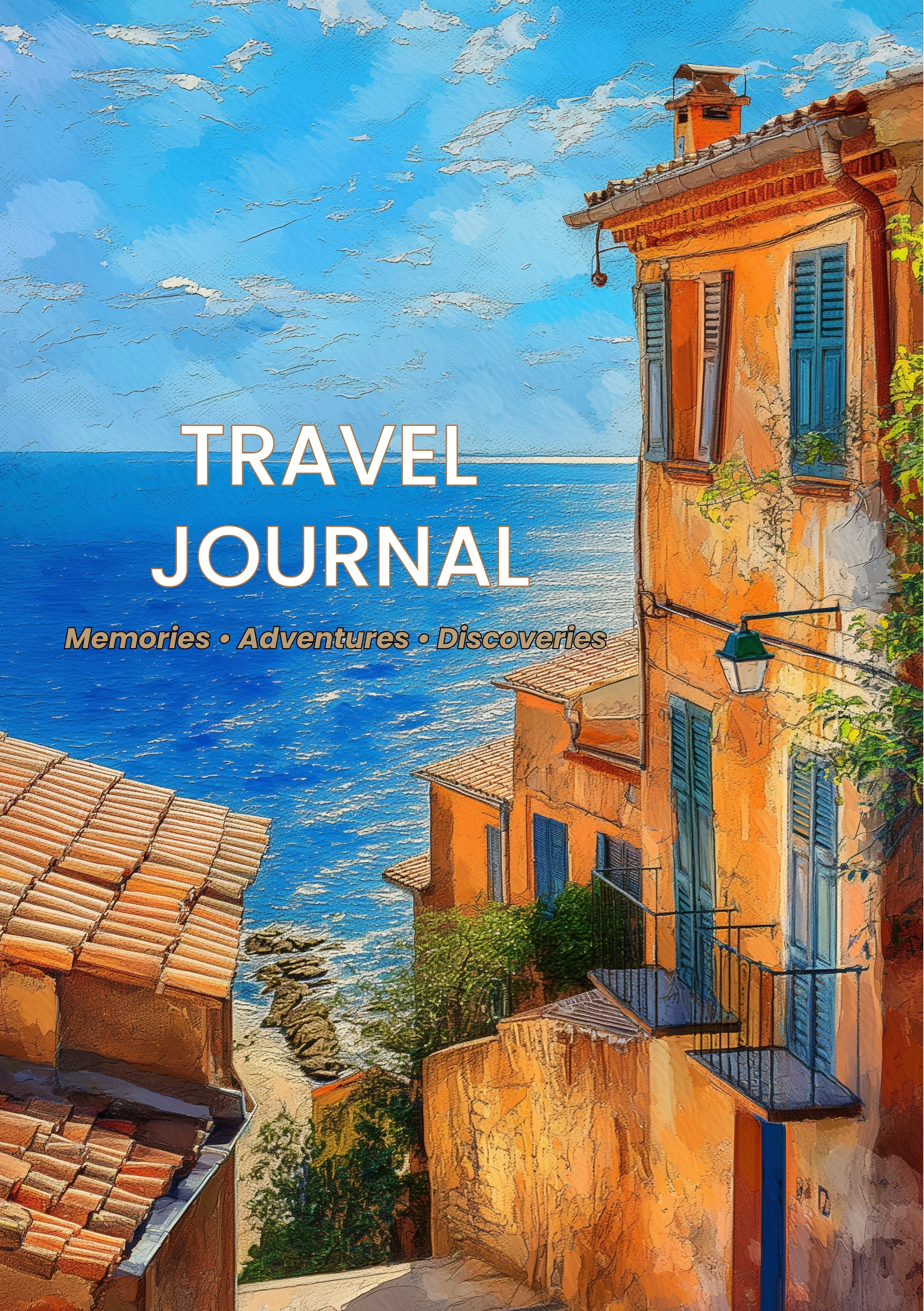 Travel Journal | Beautiful Destination Notebook | Lined Travel Diary | Oxford, Amalfi Coast, Cinque Terre, Matapouri & Liguria