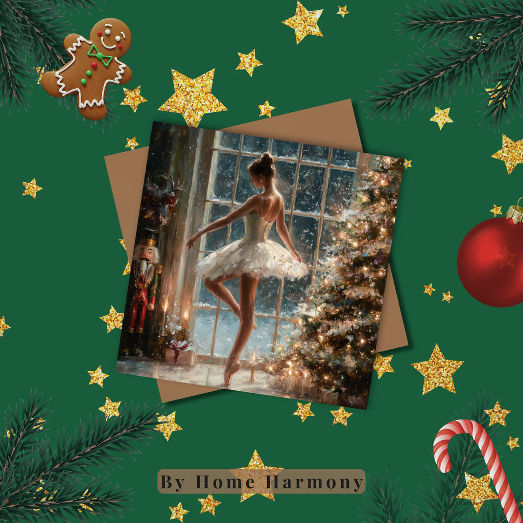 Nutcracker Christmas Cards Set of 3 | Ballet Ballerina Cards