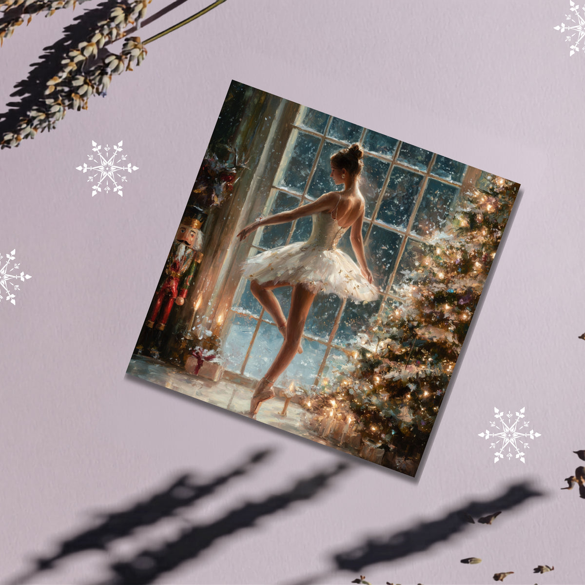Nutcracker Christmas Cards Set of 3 | Ballet Ballerina Cards