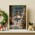 Nutcracker Ballet Christmas Print – Christmas Ballerina Wall Art