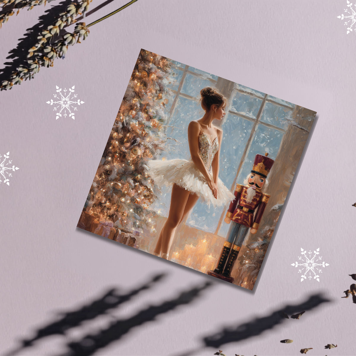 Nutcracker Christmas Cards Set of 3 | Ballet Ballerina Cards