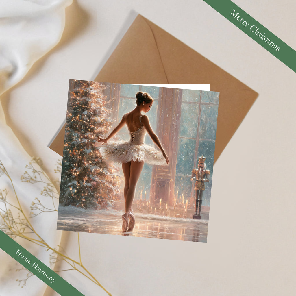 Nutcracker Christmas Cards Set of 3 | Ballet Ballerina Cards