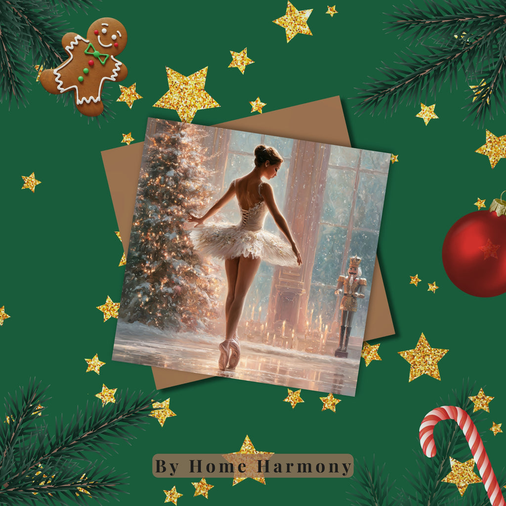 Nutcracker Christmas Cards Set of 3 | Ballet Ballerina Cards