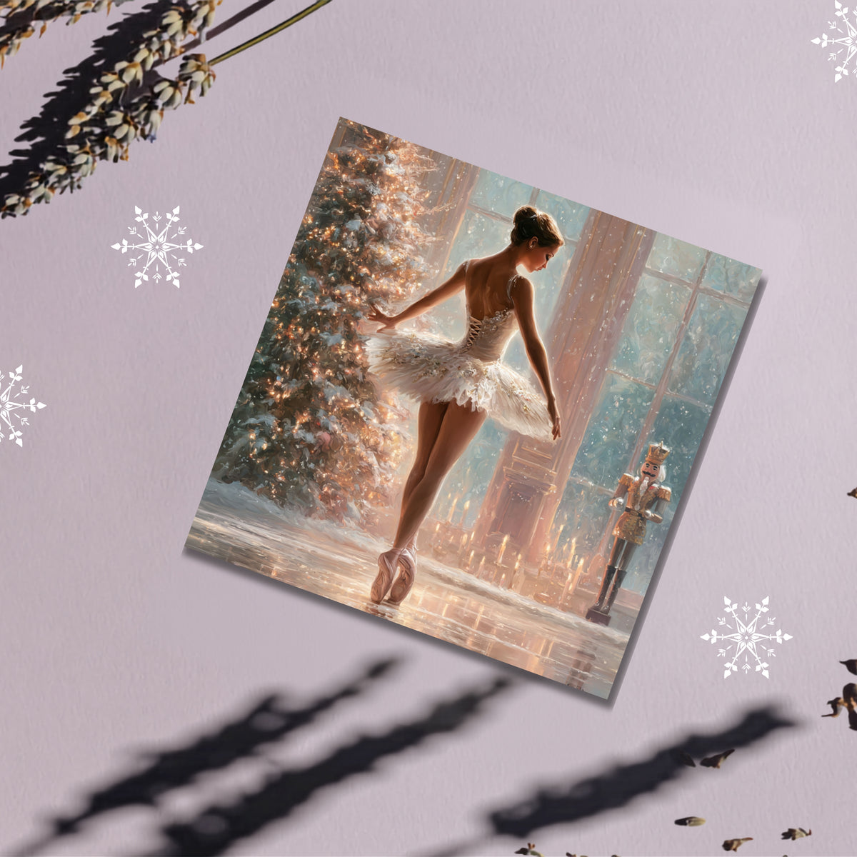 Nutcracker Christmas Cards Set of 3 | Ballet Ballerina Cards