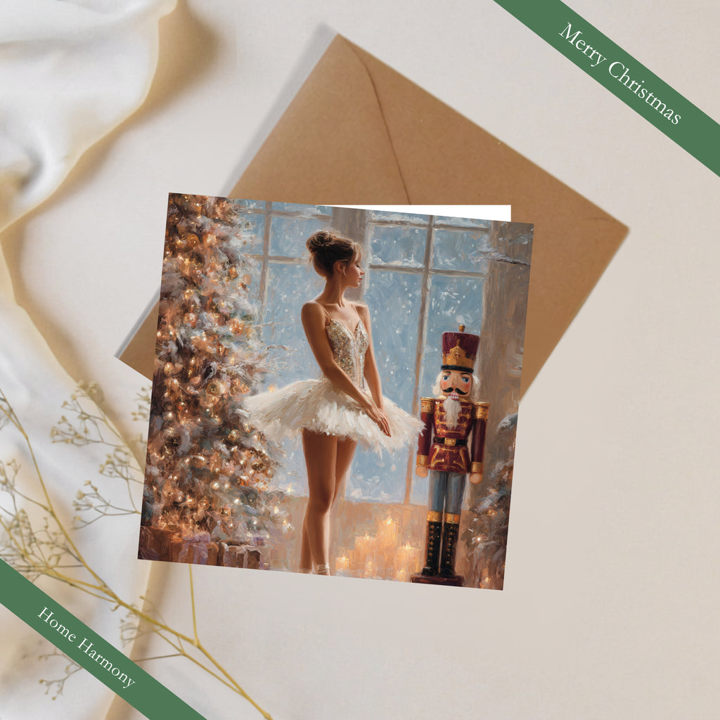 Nutcracker Christmas Cards Set of 3 | Ballet Ballerina Cards