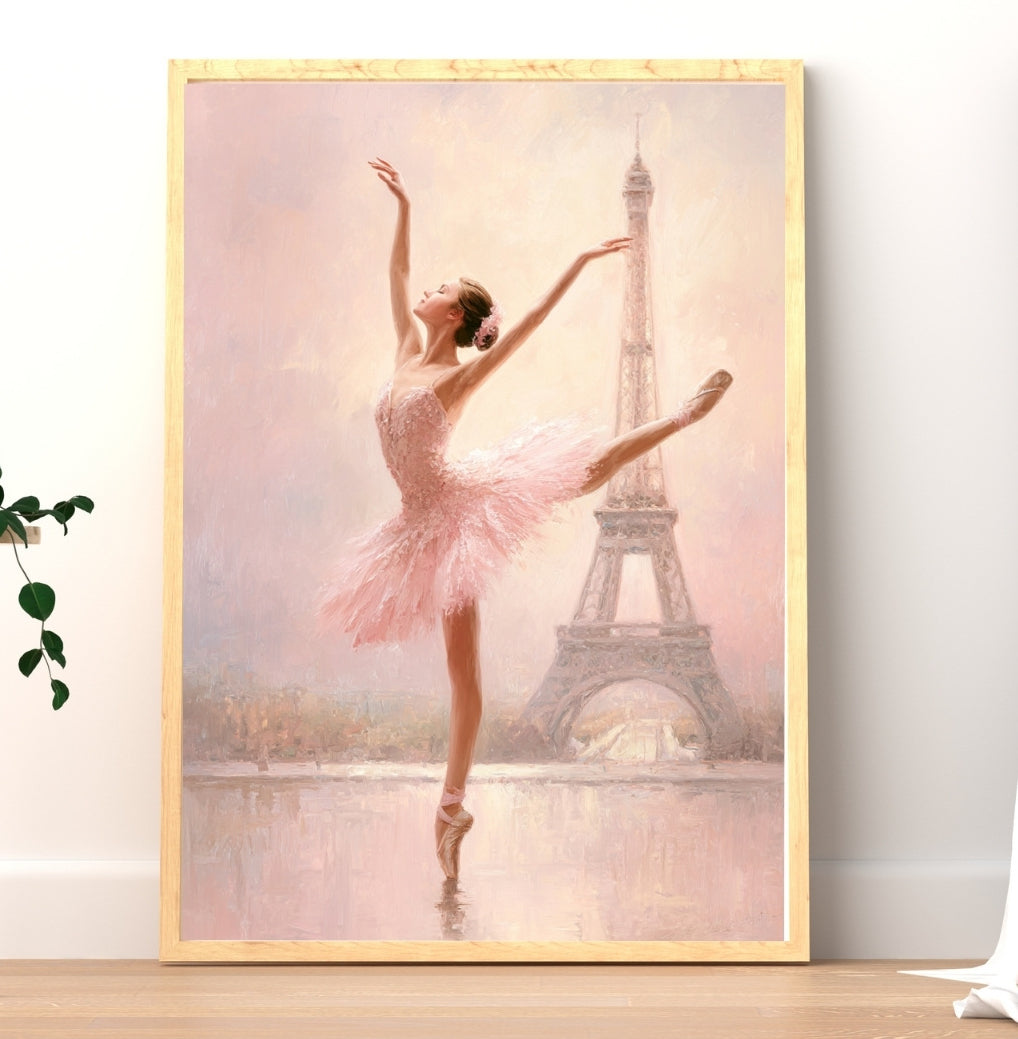 Arabesque | Painterly Ballet Wall Art Print