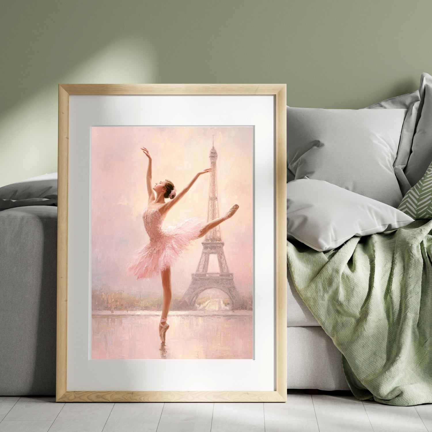 Arabesque | Painterly Ballet Wall Art Print