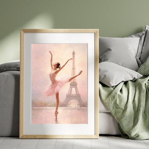 Arabesque | Painterly Ballet Wall Art Print