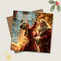Santa & Mrs Claus Merry Christmas Card