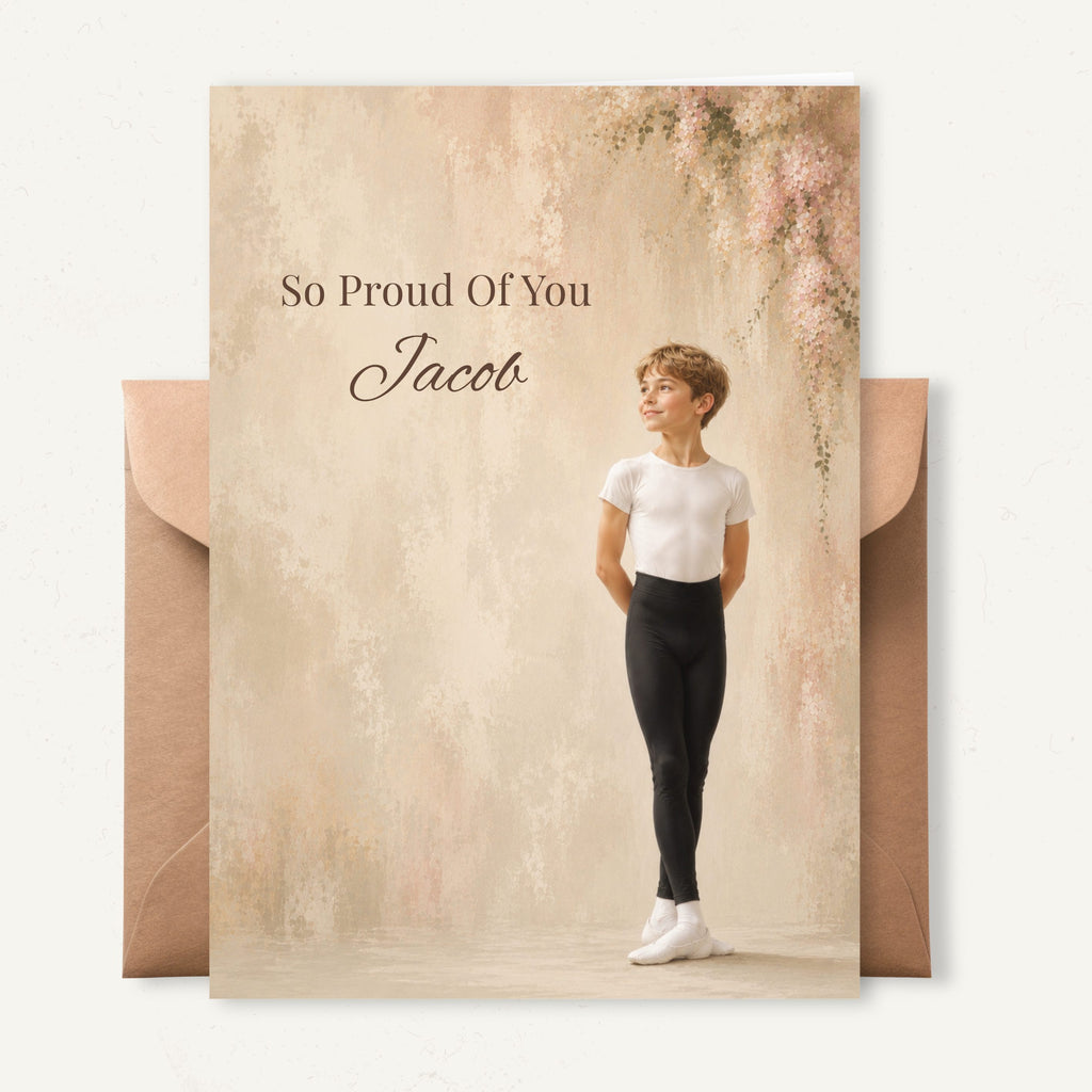 Personalised Dance Congratulations Card | Boy & Girl Performance Card