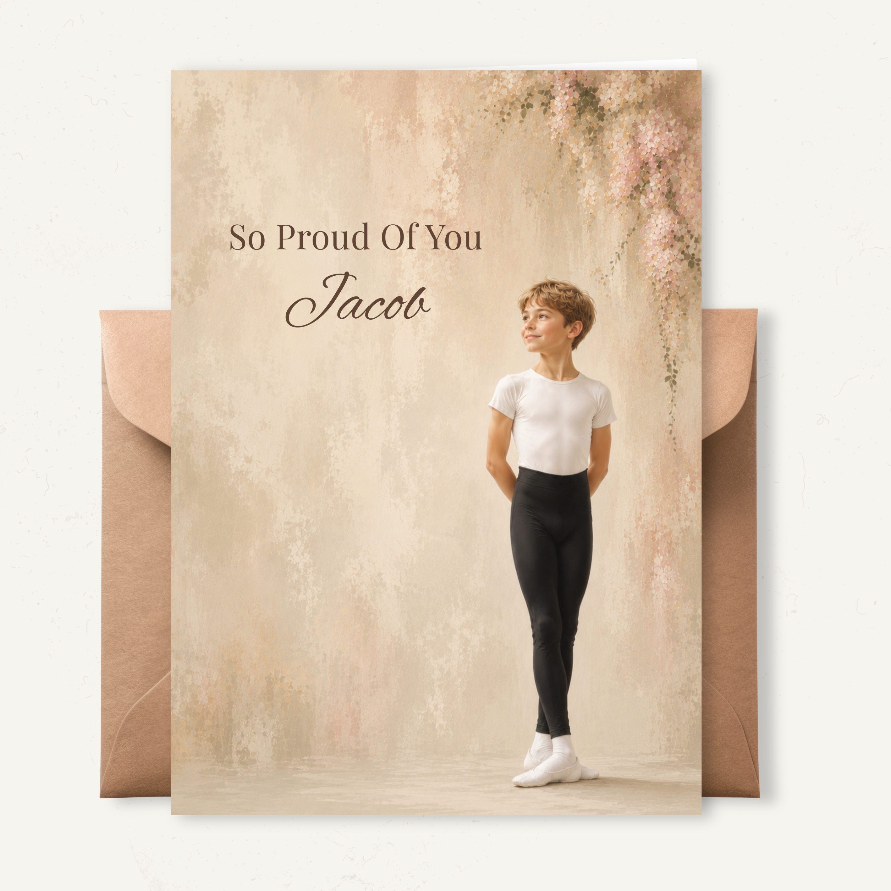 Personalised Dance Congratulations Card | Boy & Girl Performance Card