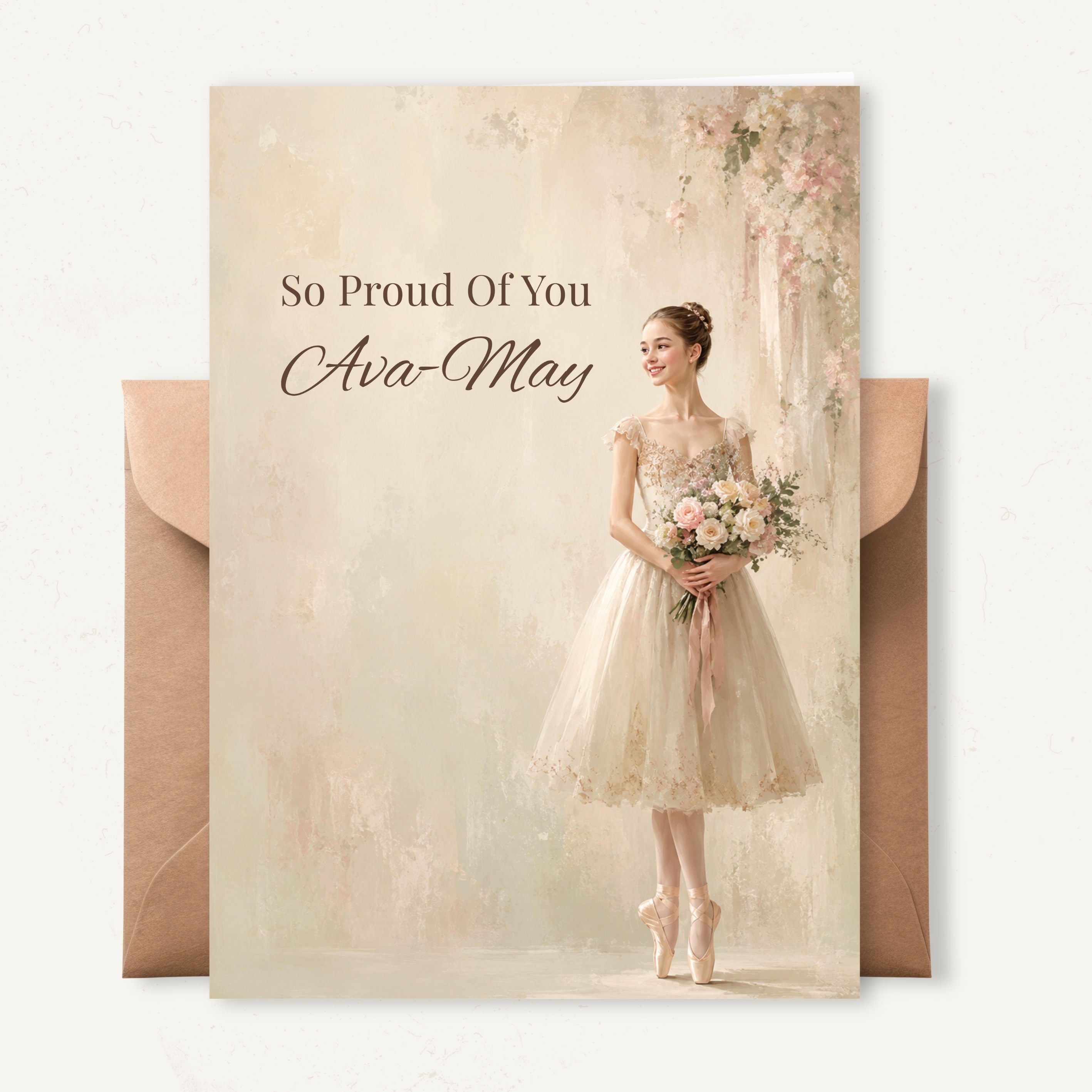 Personalised Dance Congratulations Card | Boy & Girl Performance Card