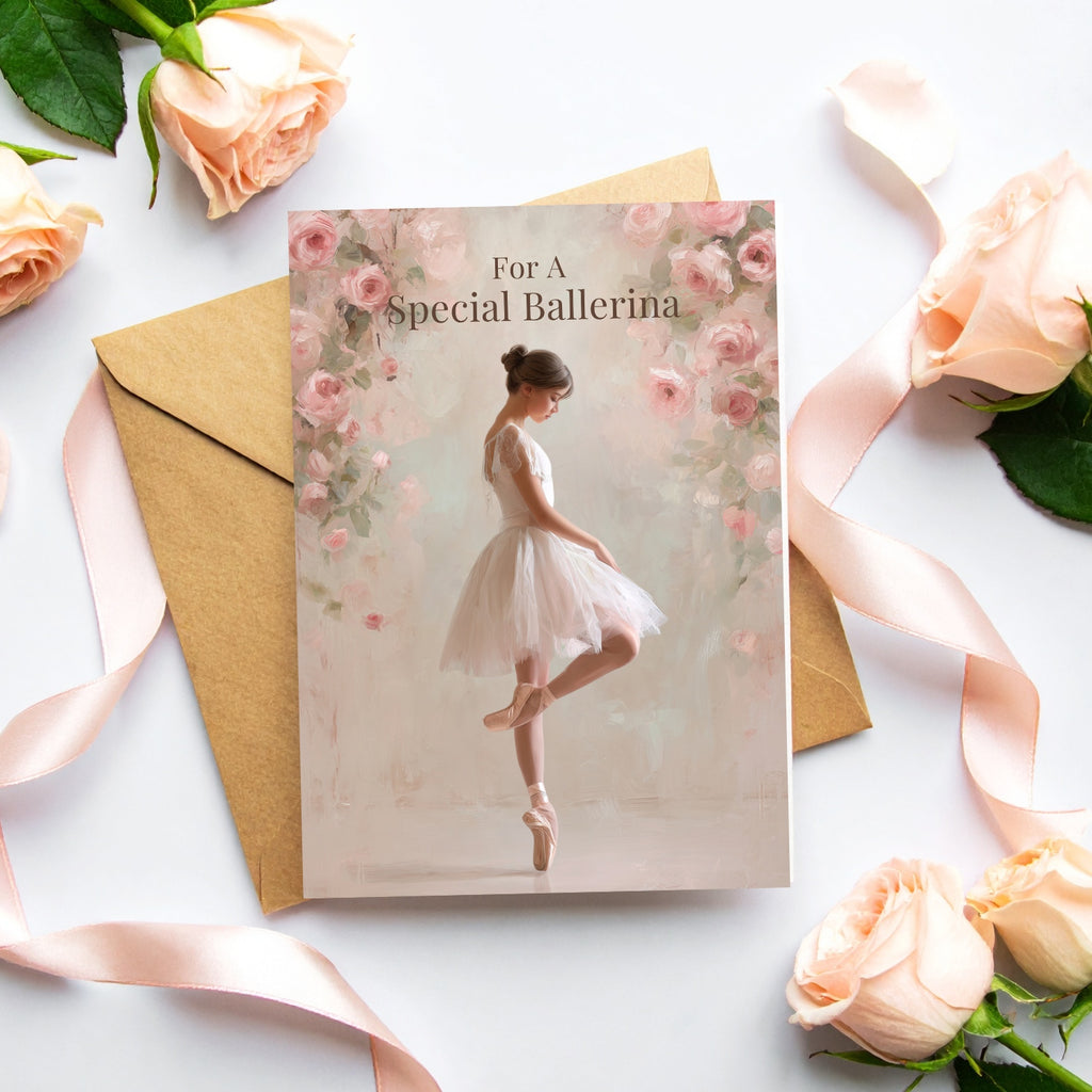 For A Special Ballerina Card