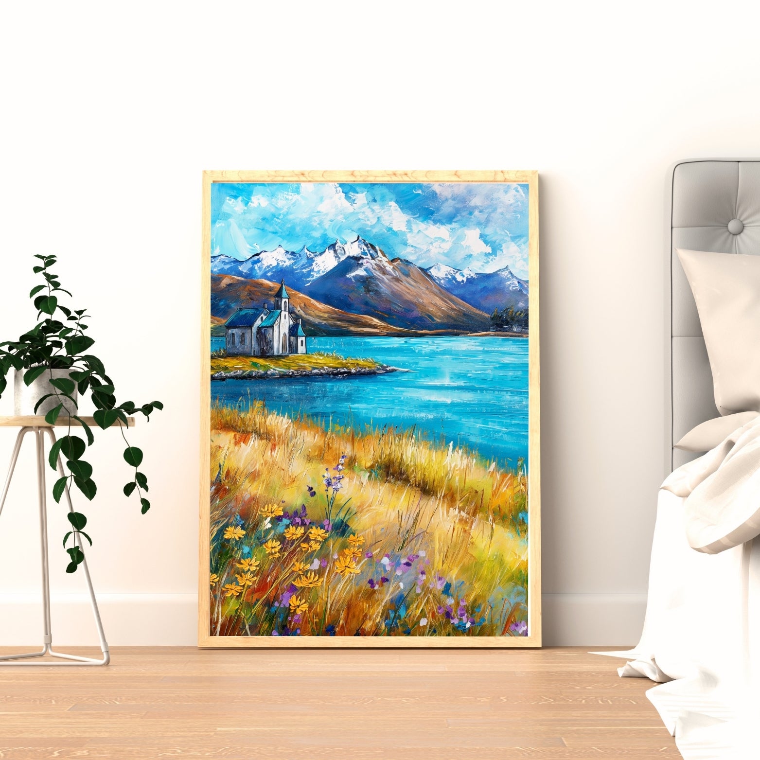 Lake Tekapo | Painterly New Zealand Wall Art Print